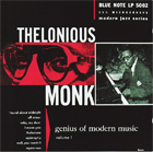 cd: Thelonious Monk: Genius of modern music, vol 1