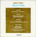 lp: Arvo Pärt: Tabula Rasa